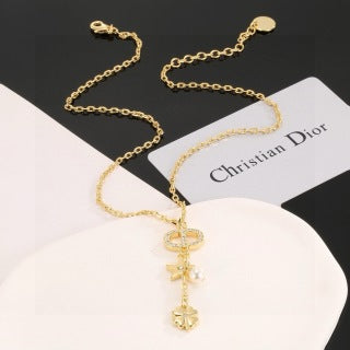Dior Jardin Charm Pearl Necklace