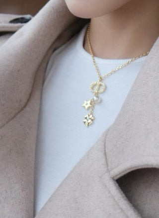 Dior Jardin Charm Pearl Necklace