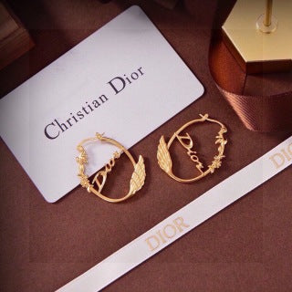 Dior Jardin d’Or Hoop Earrings