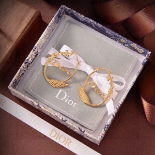 Dior Jardin d’Or Hoop Earrings