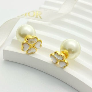 Dior Rose Dior Pearl Bloom Stud Earrings