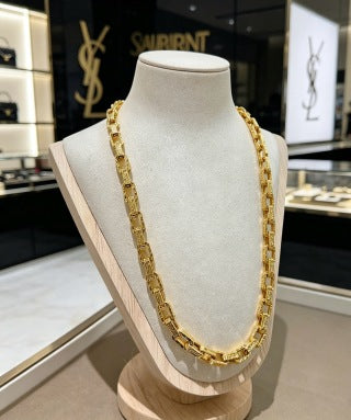 YSL Cassandre Golden Link Chain Necklace