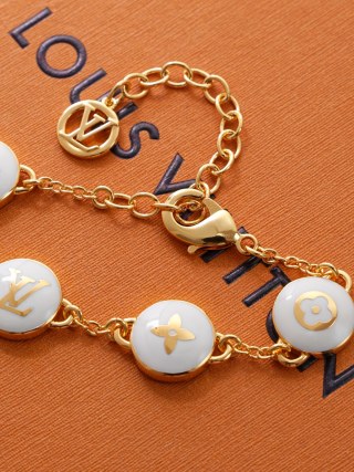 Louis Vuitton Blossom Pearl Monogram Charm Bracelet
