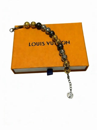Louis Vuitton Midnight Pearl Bead Charm Bracelet