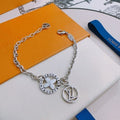 Louis Vuitton Circle Monogram Charm Chain Bracelet