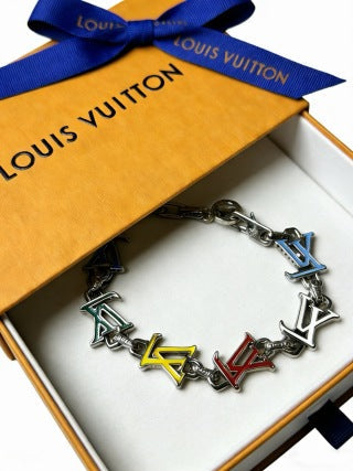Louis Vuitton Colorful LV Monogram Link Bracelet