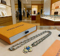 Louis Vuitton Blossom Butterfly Charm Chain Necklace