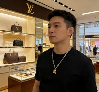 Louis Vuitton Trunk Charm Chain Necklace