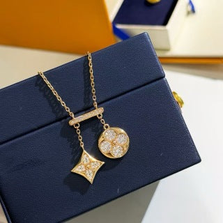 Louis Vuitton Blossom Duo Pendant Necklace