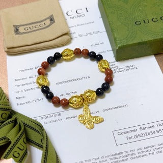 Gucci GG Heritage Bead Charm Bracelet