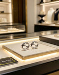 Gucci Interlocking G Round Stud Earrings