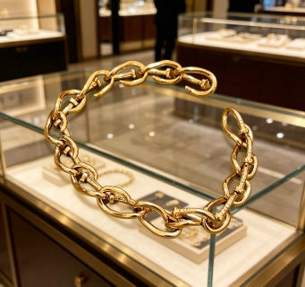 Gucci Twisted Interlocking Link Chain Bracelet