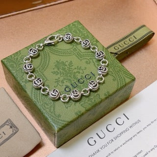 Gucci Interlocking GG Bead Charm Bracelet