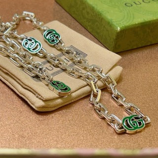 Gucci Interlocking G Link Chain Necklace