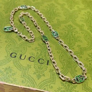 Gucci Interlocking G Link Chain Necklace